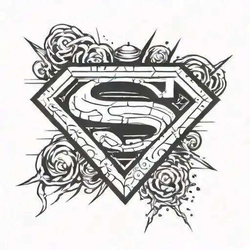 Superman Logo Incorporated With Fuck Cancer Wording