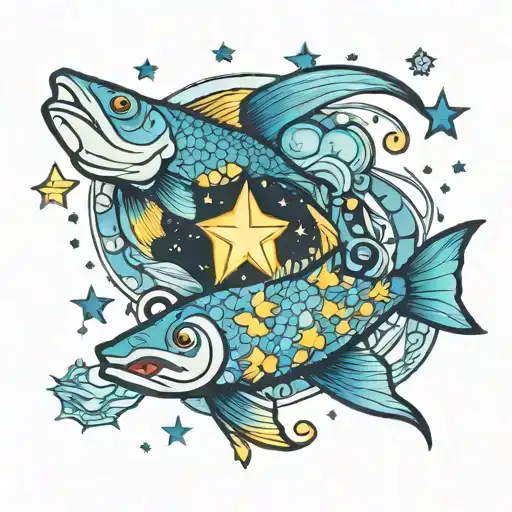 Pisces As Starry Starry Night