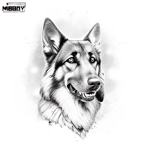 German Shepard Named Germu