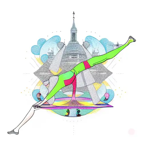 Yoga Poses Intertwined With Travel Landmarks