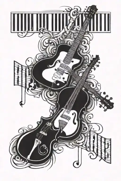 Guitar Keyboard Violin Sheet Music