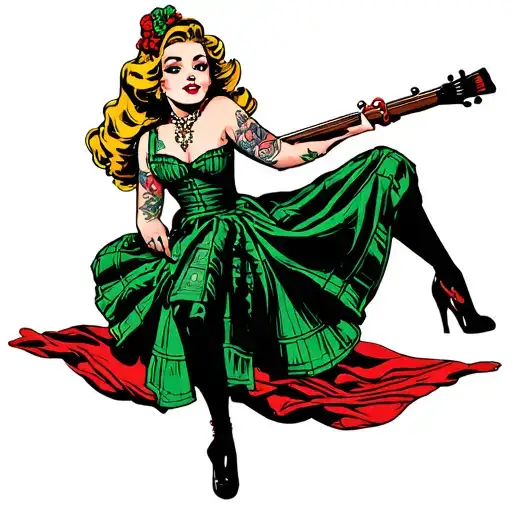 Scottish Pin Up Girl