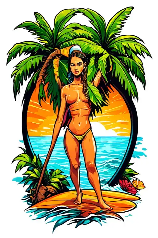 Tropic Sun Summer Surf