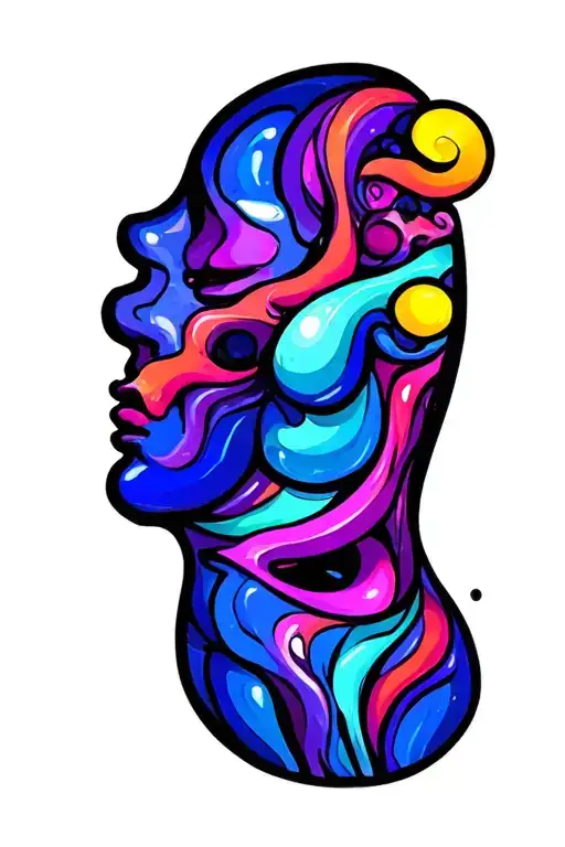 Abstract Body Little Lines