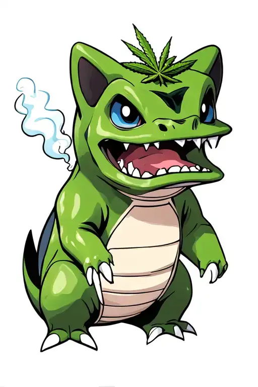 Bulbasaur Smoking Weed