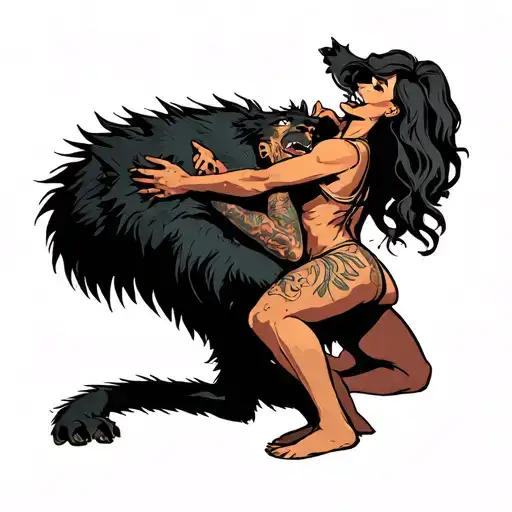 Werewolf Humping His Girlfriend