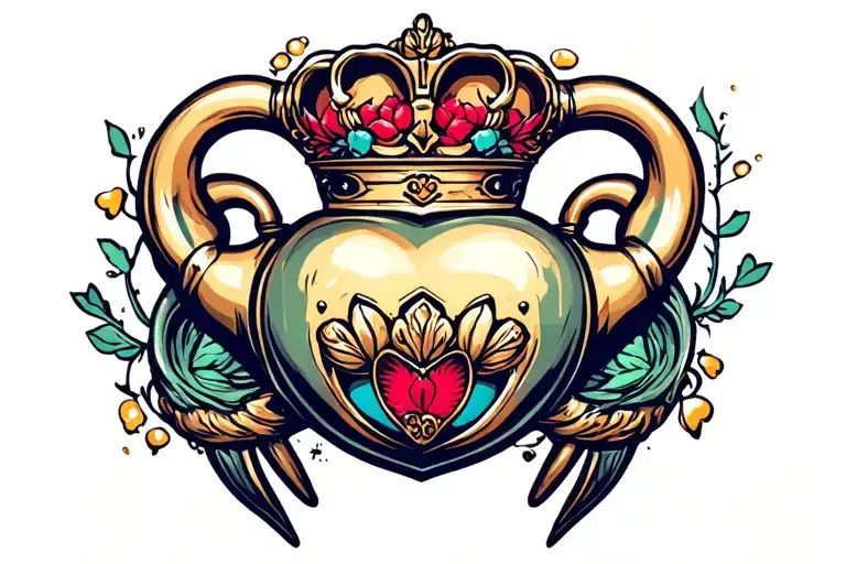 Whimsical Claddagh