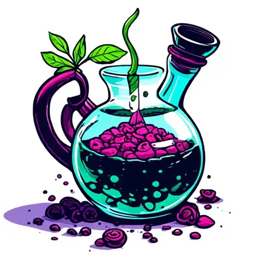 Health And Mana Potion Bottle Filled