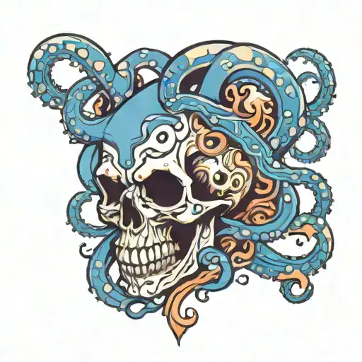 Skull Tentacles Mystic