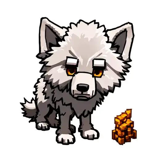 Minecraft Wolf Poodle