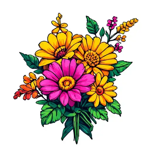 Minecraft Flowers Wrapped