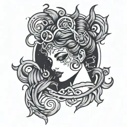 Infinity Symbol And Goddess