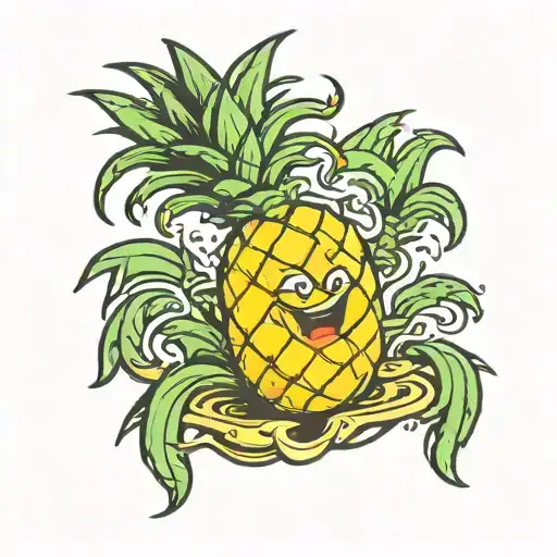Upside Down Pineapple Couldron