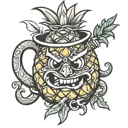 Upside Down Pineapple Couldron
