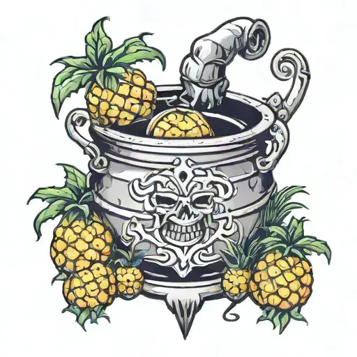 Witch Cauldron Pineapples