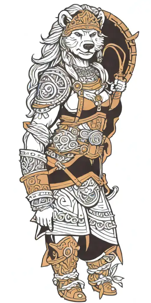 Female Bear Viking Inspired