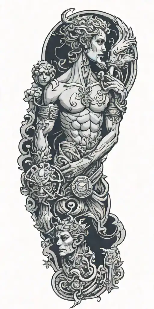 Mythology Theme Sleeve