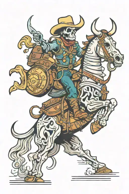 Skeleton Bullrider