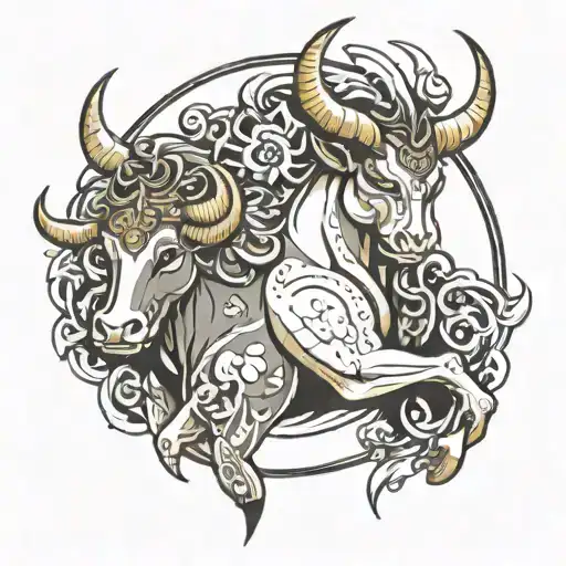 Dream Cathcer And Taurus