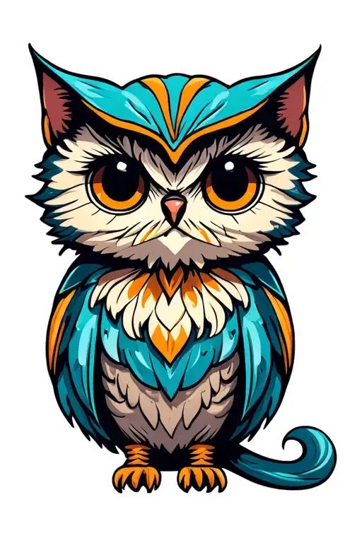 Cat Owl Serendipity
