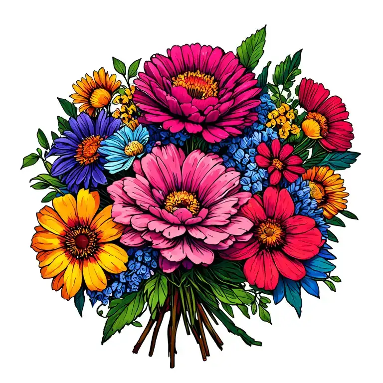 Birth Flower Bouquet