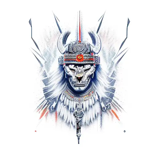 Full Back Tattoo With Warrior From Dacia In East Europe