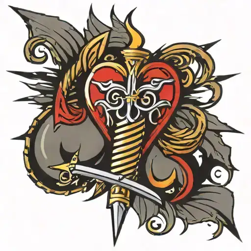 Bon Jovi Heart Dagger