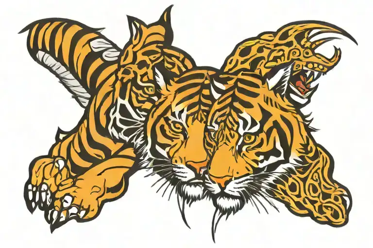 Eye Of The Tiger And Eye Of My Girlfriend