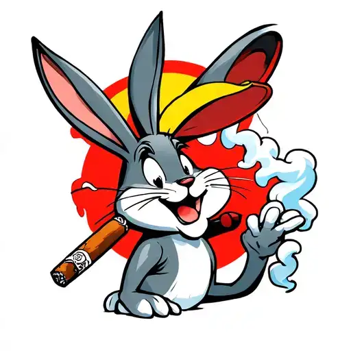 Bugs Bunny Smoke Cigare