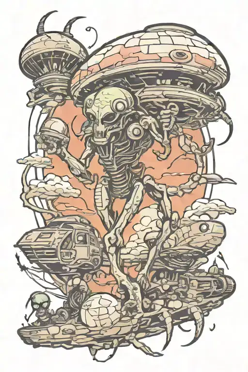 Alien Invasion Scene