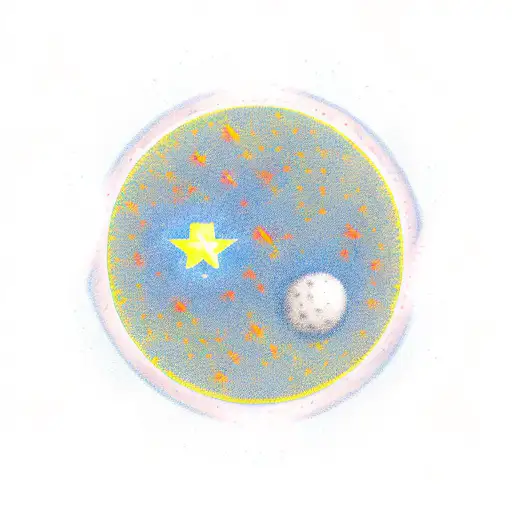 The Word Wade With Shooting Stars Around It