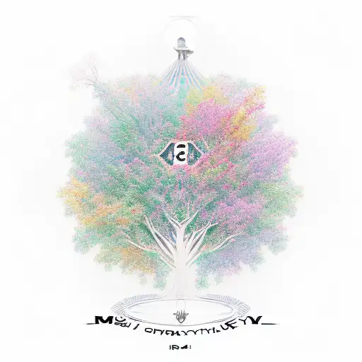 Tree Of Life With Shakras