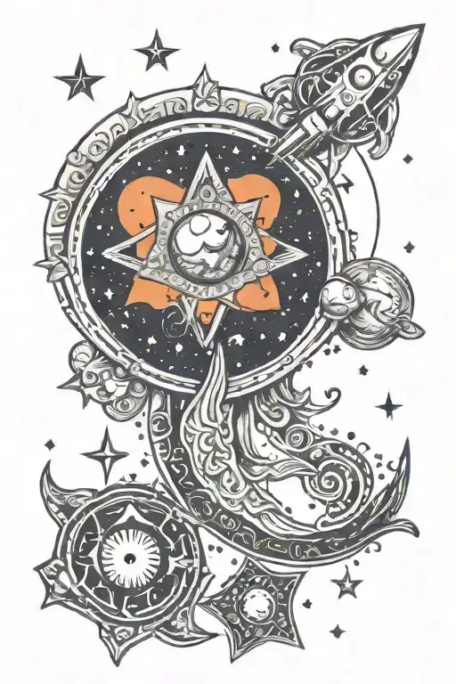 Henna Inspired Astronomical