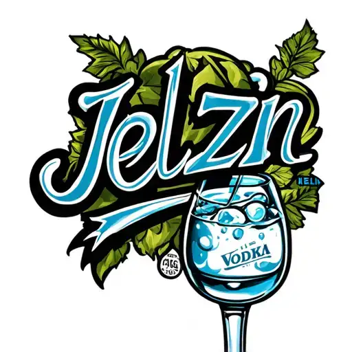 Jelzin Vodka Logo With Text Rappis