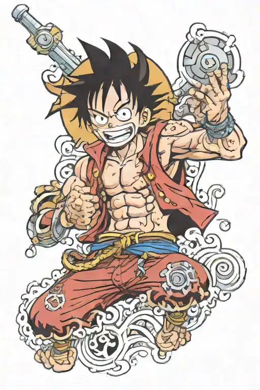 Luffy Anime 4Th Gear Integrated
