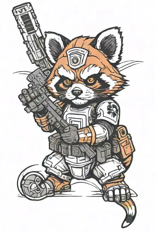 Red Panda Storm Trooper
