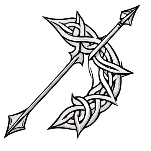 Celtic Arrow Design