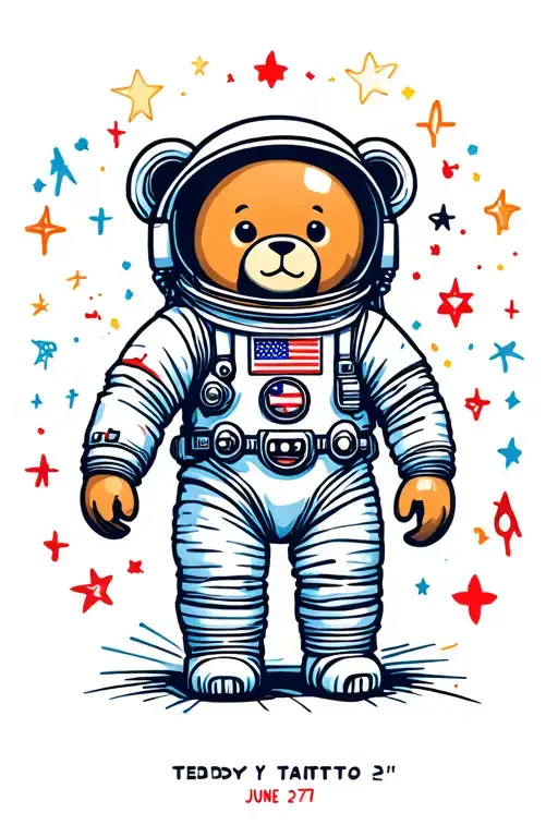 Teddy Bear Astronaut Houston June 27Th