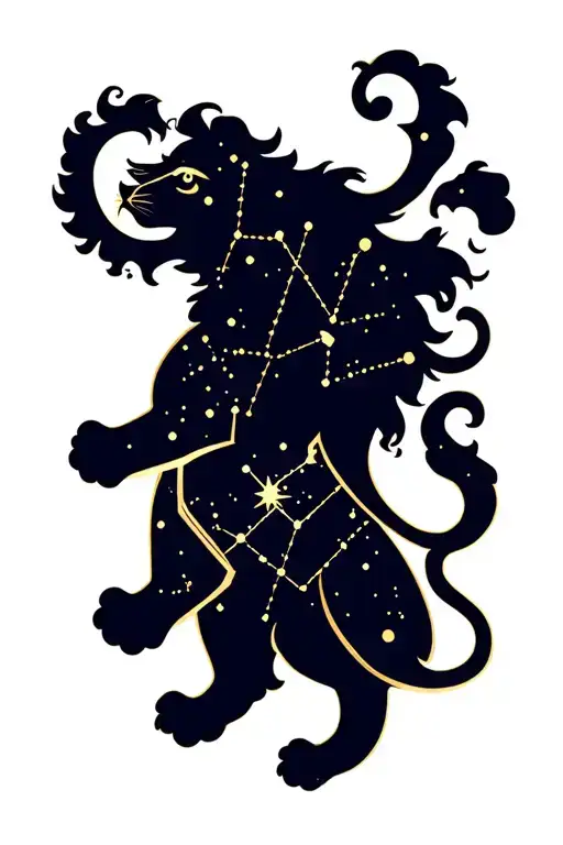 Leo And Aquarius Constellation