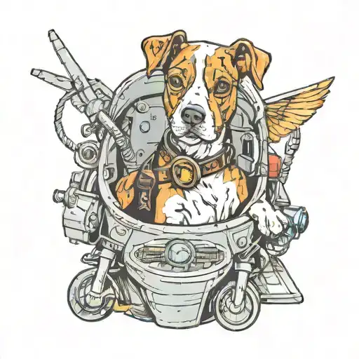 Dog As Copilot In Cockpit