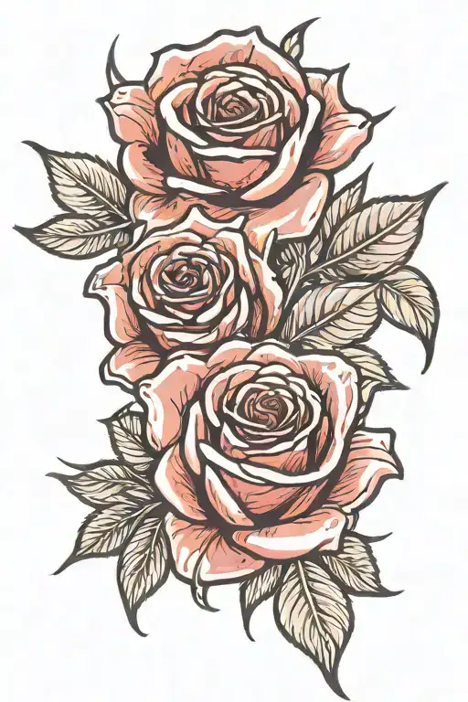 Red Roses With The Name Analeigh In Them