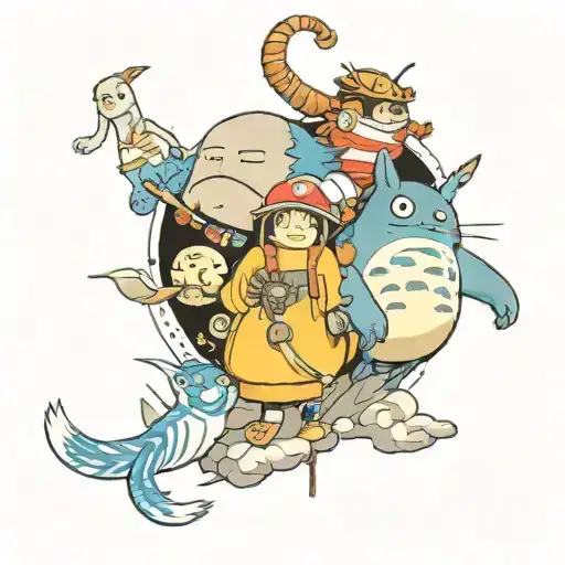 Studio Ghibli Movies Full Sleeve