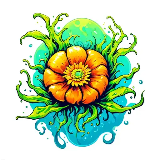 Algae And Background