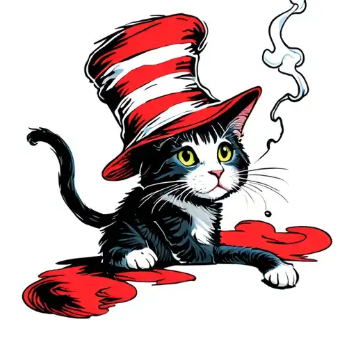 Cat In The Hat Smoking