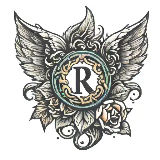 Remembrance Tattoo With The Initials