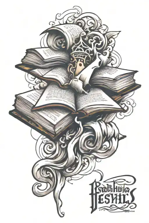 Scripture Verses Flowing