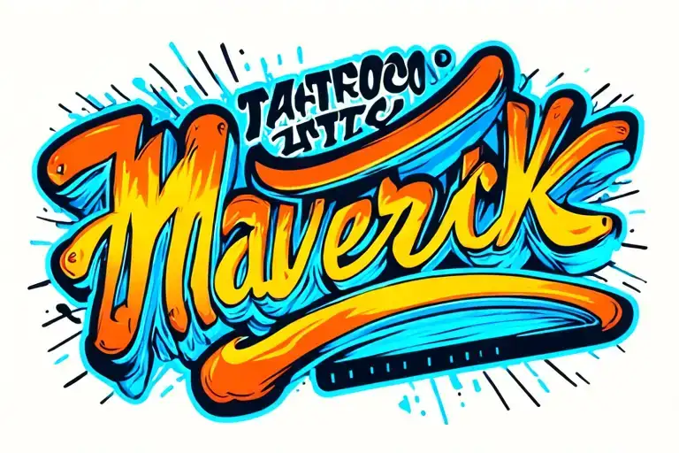 Maverick Block Letters