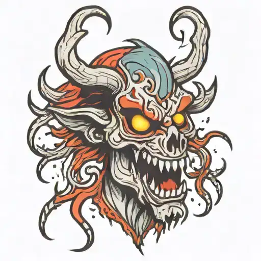 American Traditional Wendigo