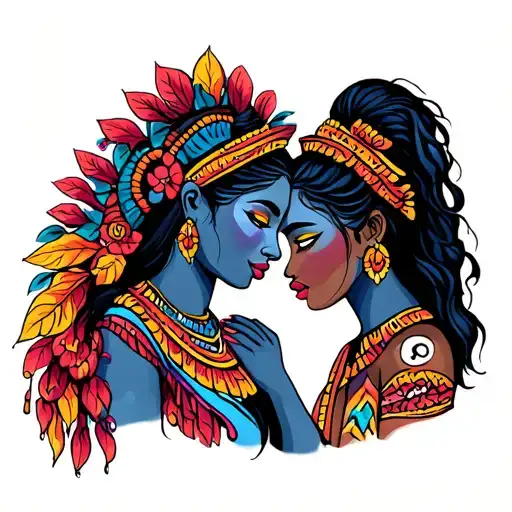 Taino Mom And Daugther