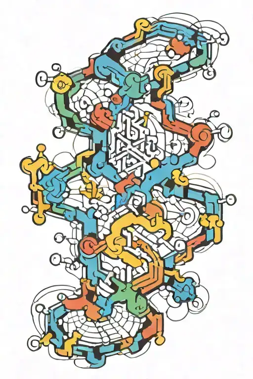 Dopamine Chemical Structure With Autism Colors